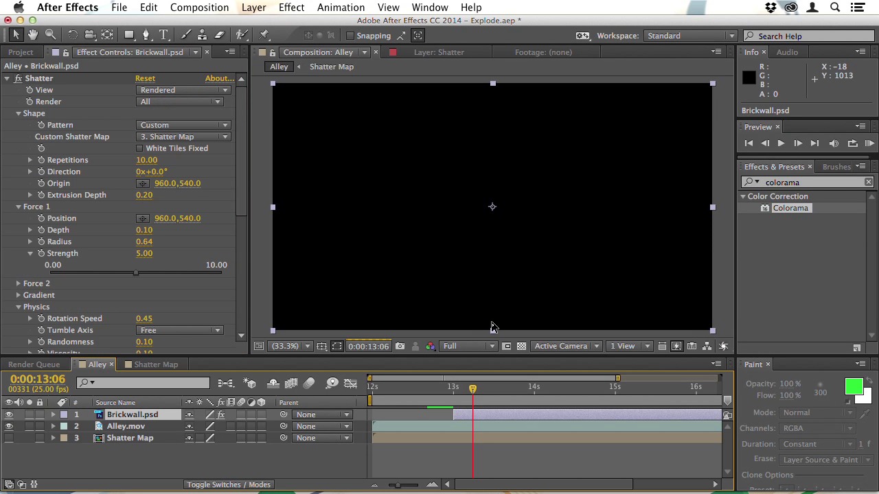 Smoke, Fire and Explosions in Adobe After Effects - Creating Flying Debris