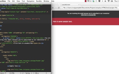 HTML Email Design and Development - Nested Tables