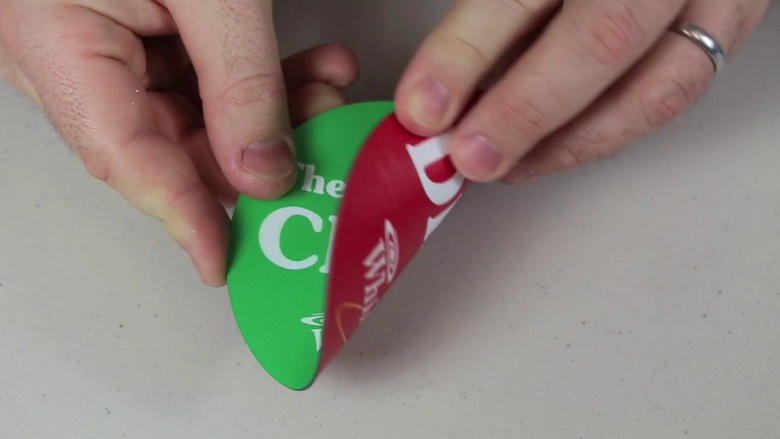 Double-sided Magnetic Labels