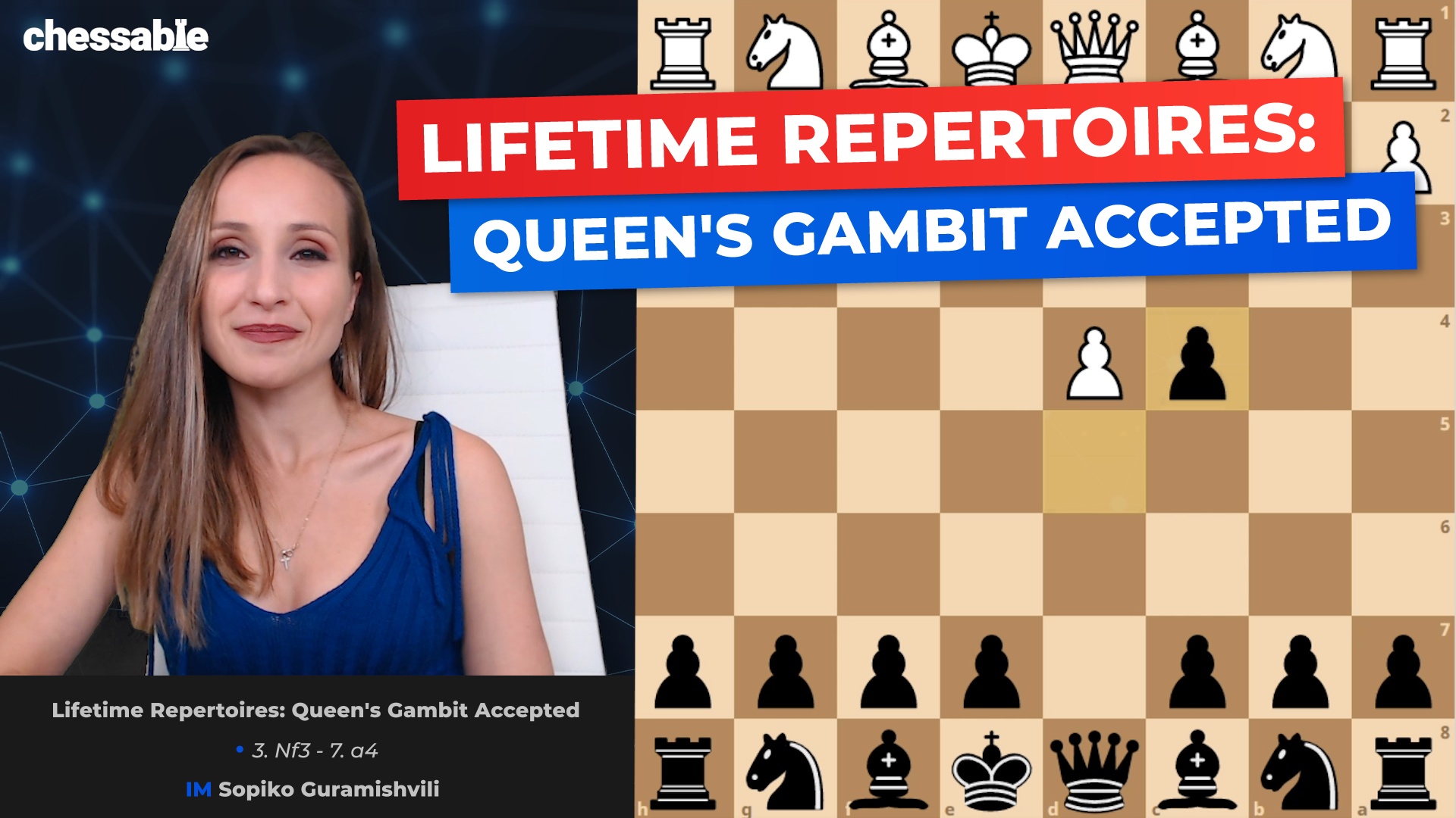 Queens gambit accepted main line