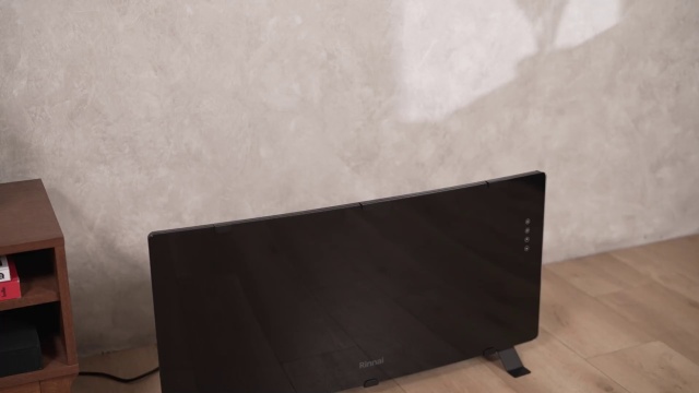 Rinnai BEPH Series 2200W Black Glass Electric Panel Heater