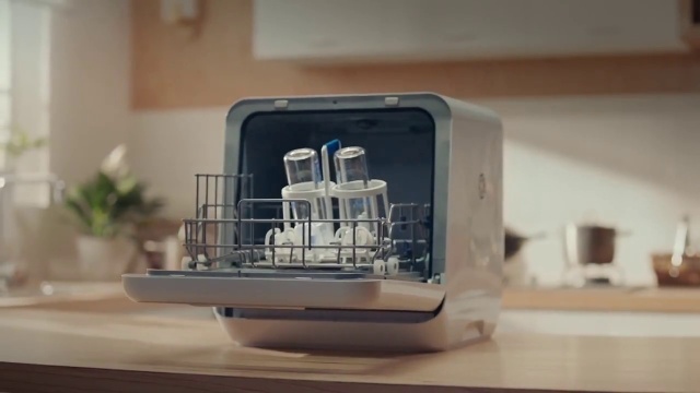 Midea MDWMINIW Mini Benchtop Dishwasher 5L Tank Appliances Online