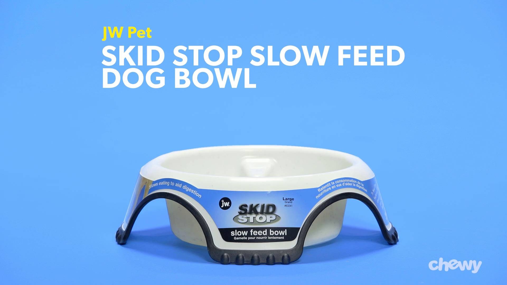 Jw skid stop slow feed bowl hotsell