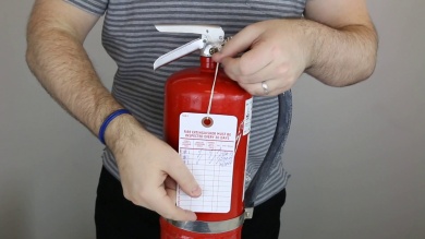 Fire Extinguisher Monthly Maintenance Tag