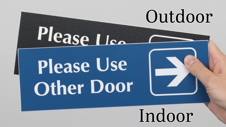Indoor vs. Outdoor Engraved Plastic
