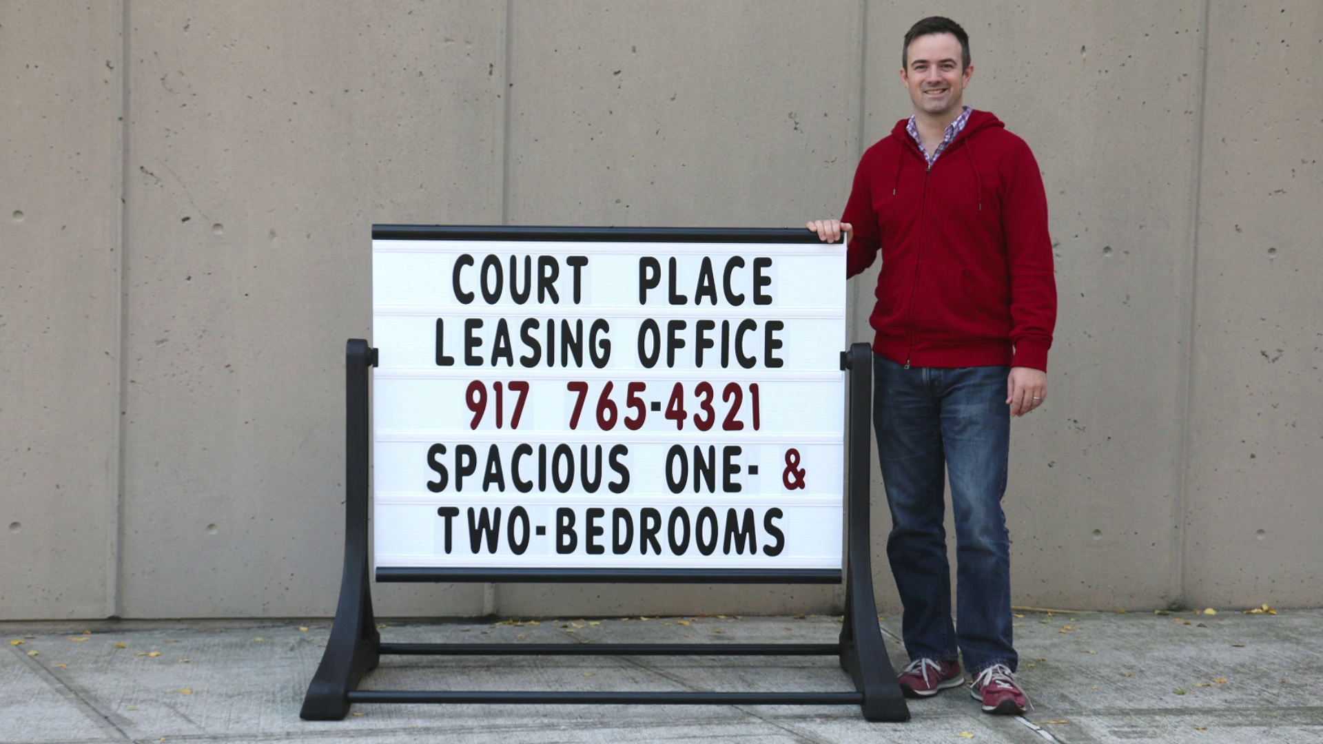Roadside Swinging Changeable Message Sign