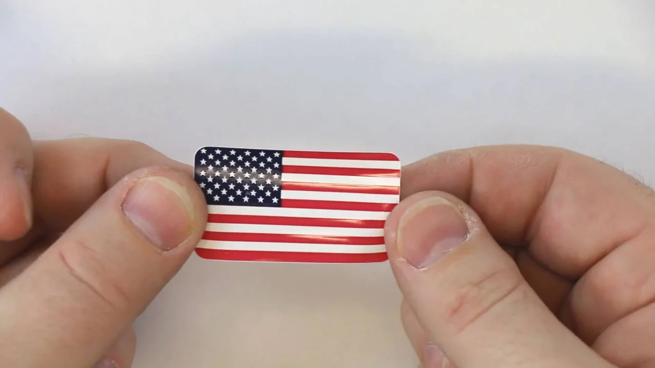 Safe Worker Patriotic American Flag Hard Hat DecalHelmet Sticker Label USA 