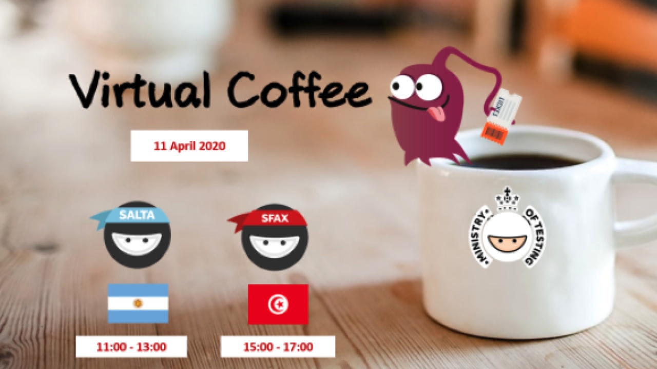 Testers Virtual Coffee with Sfax and Salta image