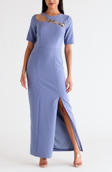 sky blue chiffon dress Sky-blue Long for Bridesmaid Vestido de la dama de honor – loveangeldress size:2XLARGE Sky Blue Aqua Blue wedding dress 10 1990s Wrestlers With