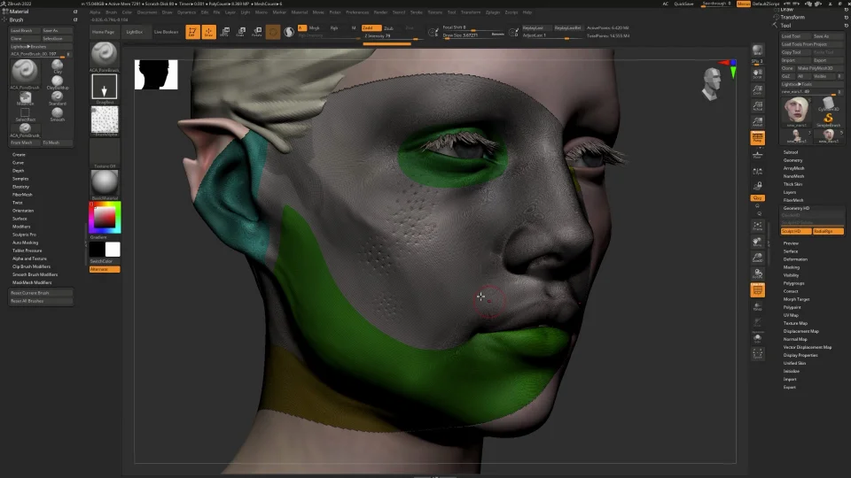 Head Sculpt - Feedback/critique - Zbrush — polycount