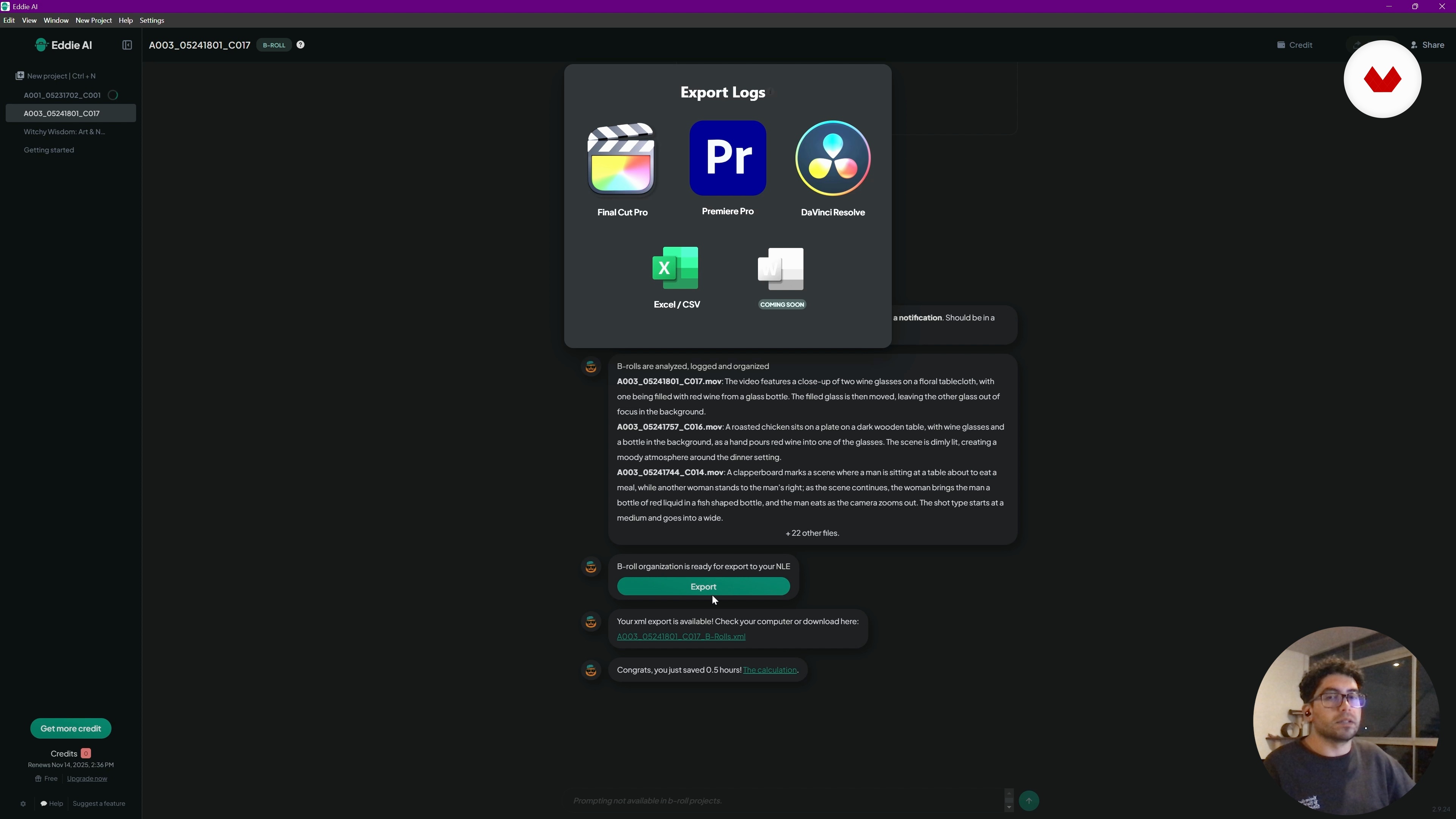Exploring Eddie: Artificial intelligence applied to editing in Premiere Pro