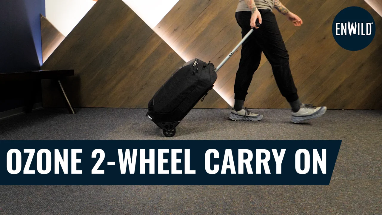 Valise Cabine Osprey Ozone 2-Wheel 40L / 21,5 Pouces - Noir, Unisexe, Trolley Hybride Neuf