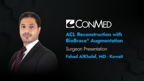 Dr. AlKhalaf Presentation (2023) - ACL Reconstruction with BioBrace® Augmentation
