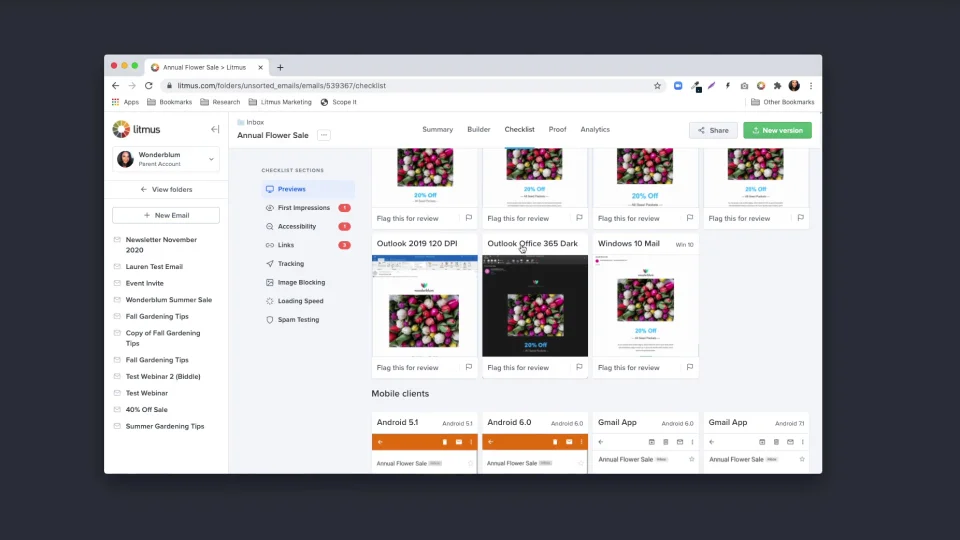 Dark Mode detection in Litmus Email Analytics