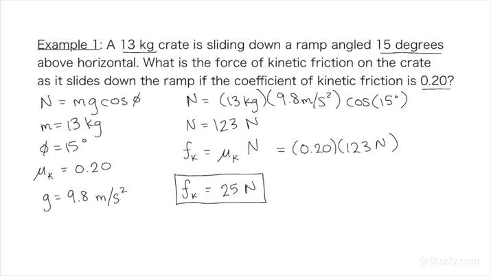 how-to-calculate-the-force-of-kinetic-friction-for-a-moving-object-on