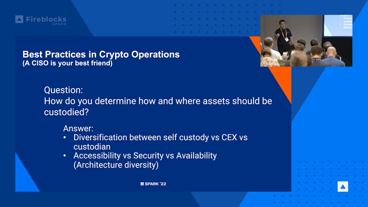 Crypto Operations Best Practices: A CISO is Your Best Friend 