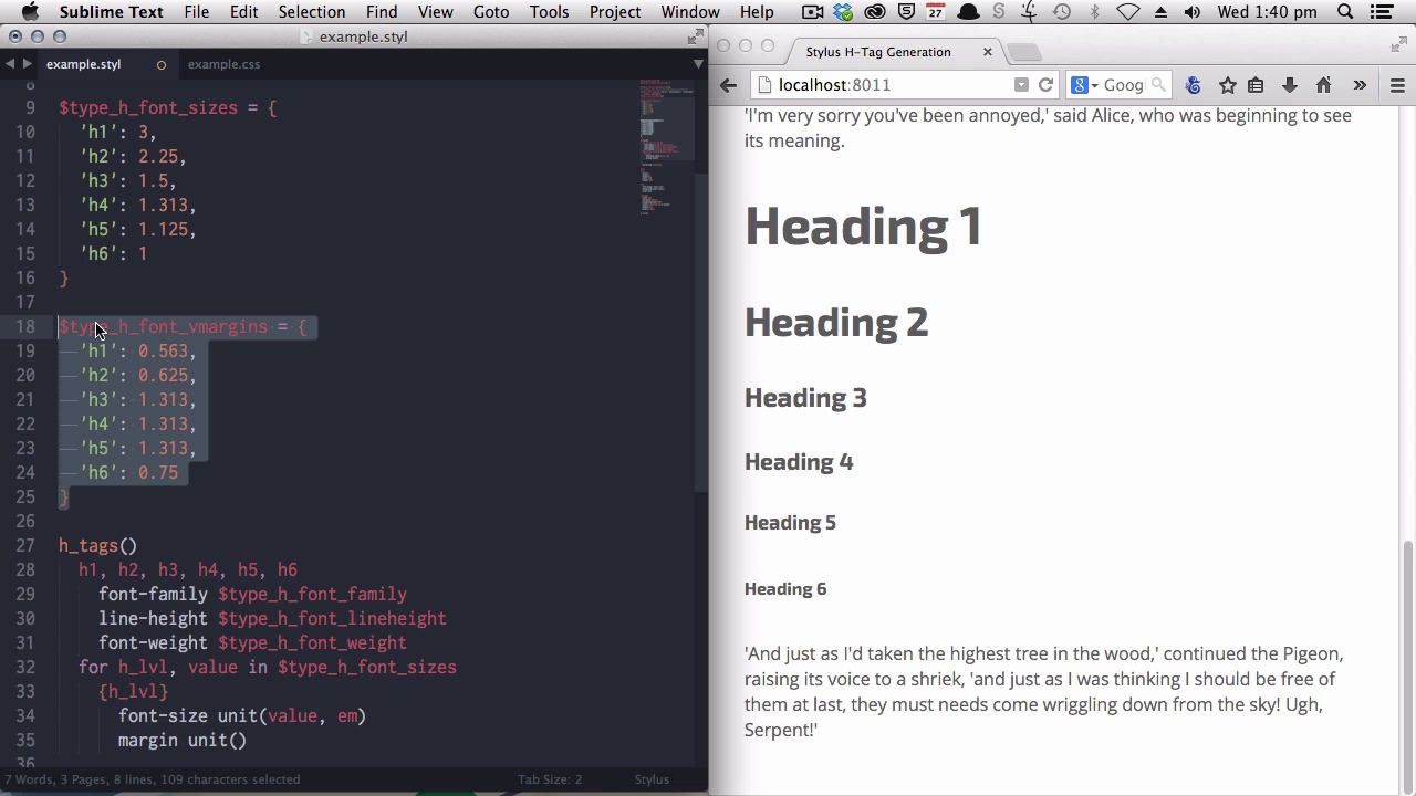 Become a CSS Superhero With Stylus - Generate H-Tag Styles With a ...