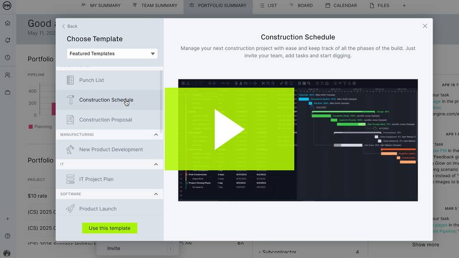 Project management training video (7b6vsa4edo)