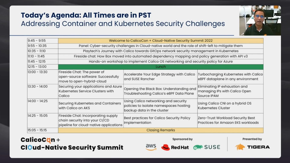 Welcome to CalicoCon + Cloud-Native Security Summit 2022