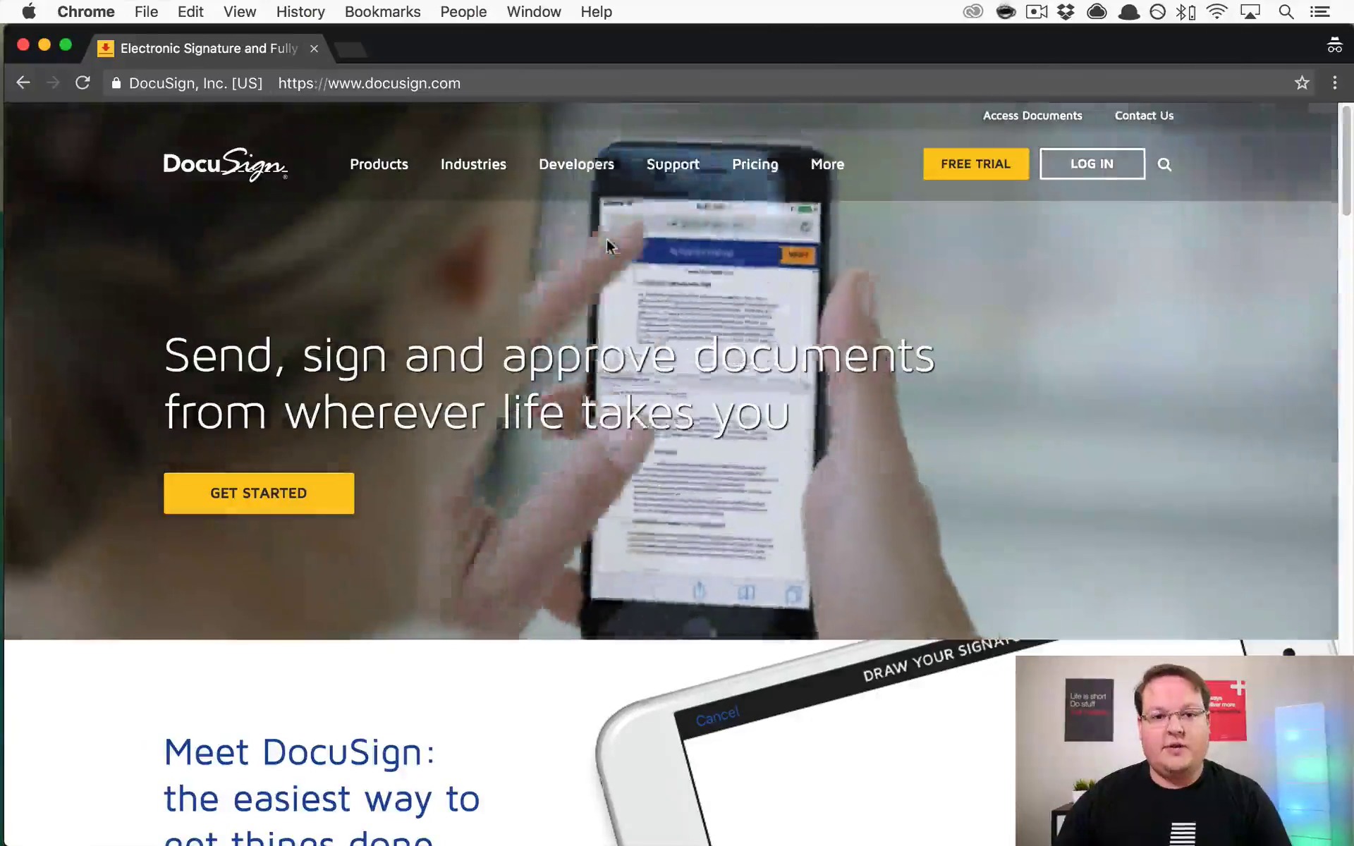 Electronic Signatures With The Docusign API (Example) | GoRails