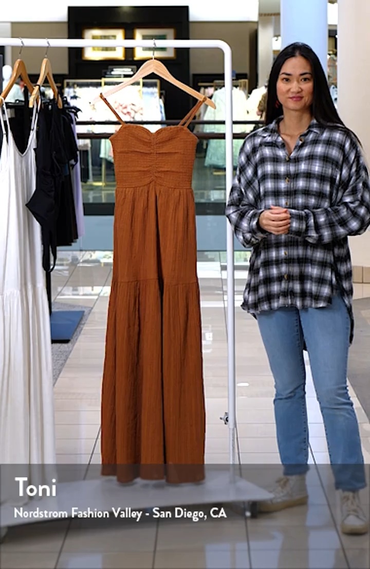 LSPACE Mallorca Smocked Cover-Up Maxi Dress | Nordstrom