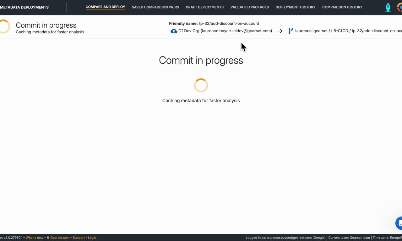 Pipeline Demo Gearset