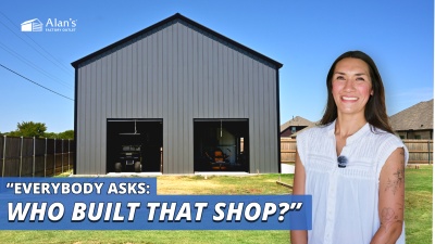 Video thumbnail for 30x30 - Vertical Metal Building - Brittany
