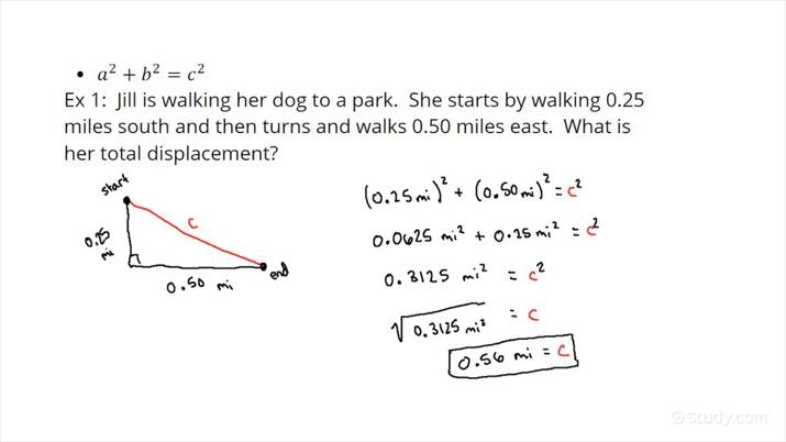 problem solving examples in displacement