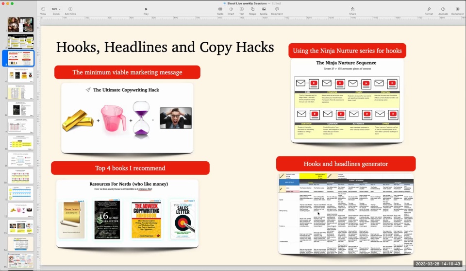 REPLAY: Hooks, Headlines and Copy Generator 3/28/2023
