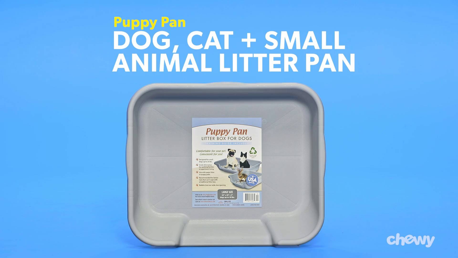 chewy dog litter box