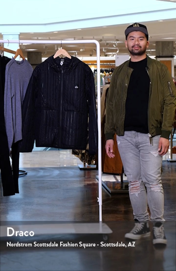 Alo Men's Future Hooded Full Zip Jacket | Nordstrom