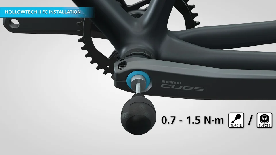 Installing shimano online chain