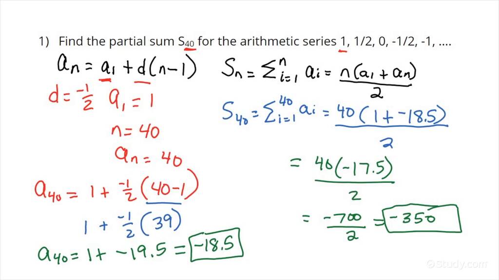 finding-the-partial-sum-of-an-arithmetic-series-algebra-study