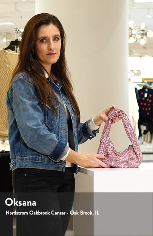 Crystal shoulder online bag