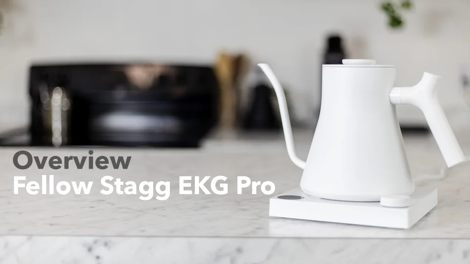 Fellow Stagg EKG Pro 0.9L Pour Over Kettle - Matte White