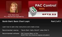 PAC Control QuickStart 2: Basic Logic (Part 2 of 3, ~7 min)