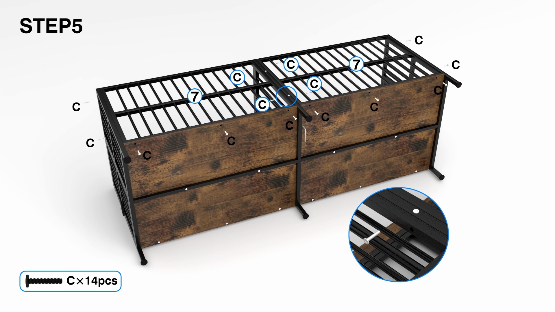 家具 w.corgi2pt.poodle7 XBRIGH Furniture Crate for 2 Dogs, Brown, Large:78-in - Chewy.com