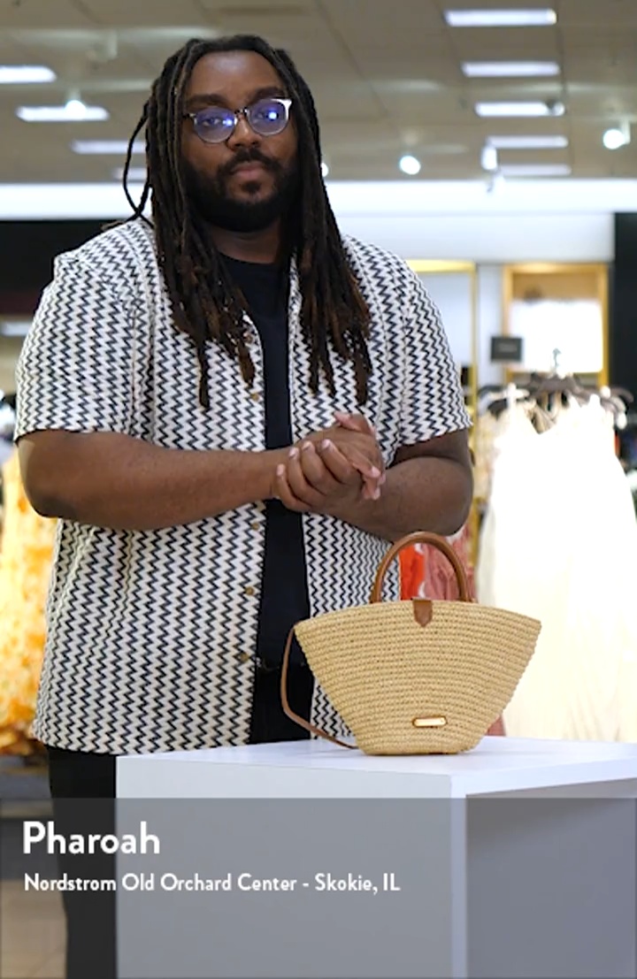 urban bobby VANVES TOTE ミニ Rebecca Minkoff Mini Megan Woven Fan Tote | Nordstrom