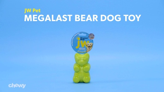 Jw Pet Megalast Bear Dog Toy Color