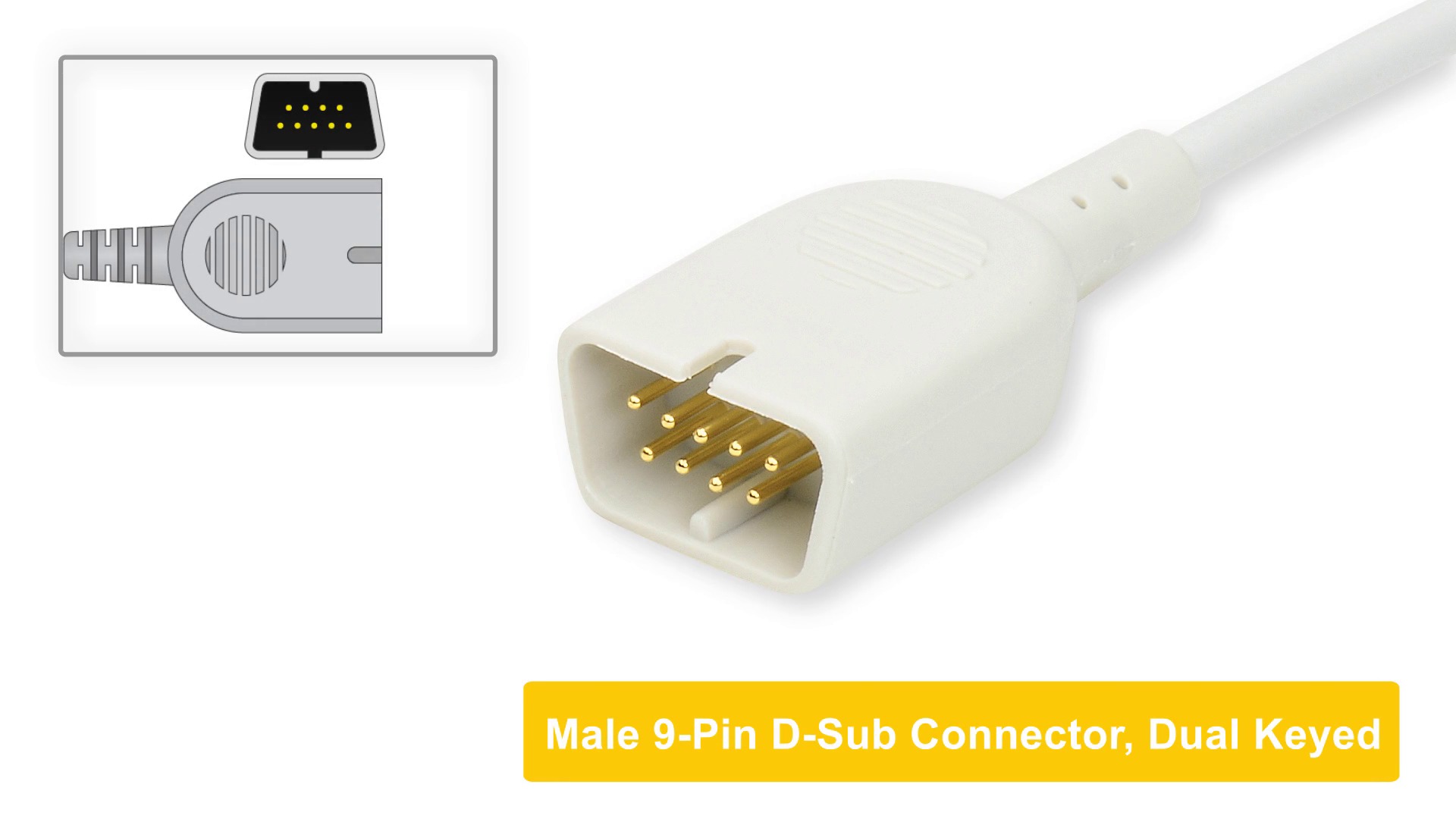 TL-260T Nihon Kohden Compatible Short SpO2 Sensor | Products TL