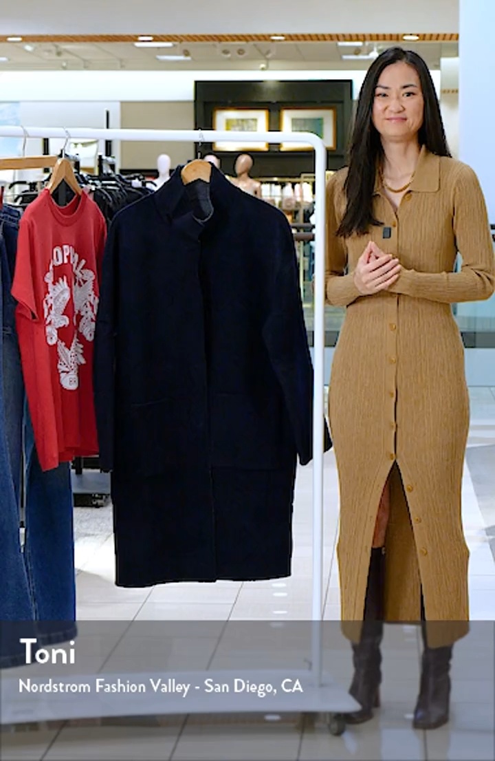 れおん アメリ REVERSIBLE STAND COLLAR COAT れおん アメリ