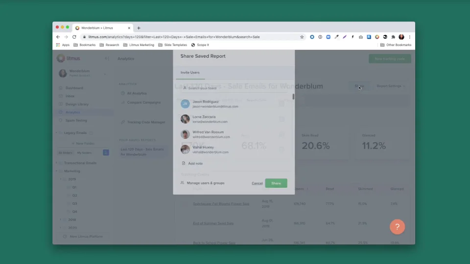 Litmus Email Analytics Enhancements