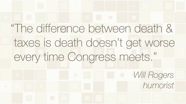 Tax Quote: Will Rogers