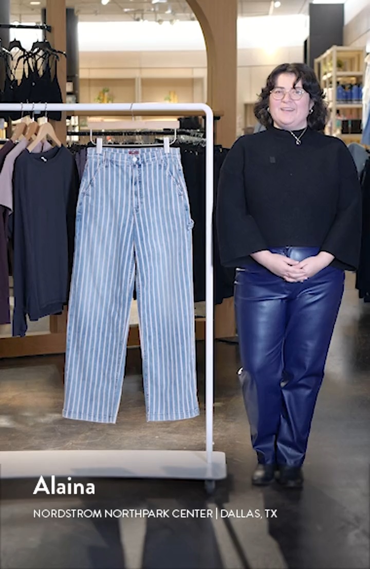 MOTHER The Stud Finder Sneak Stripe Wide Leg Jeans | Nordstrom MOTHER The Stud Finder Sneak Stripe Wide Leg Jeans | Nordstrom