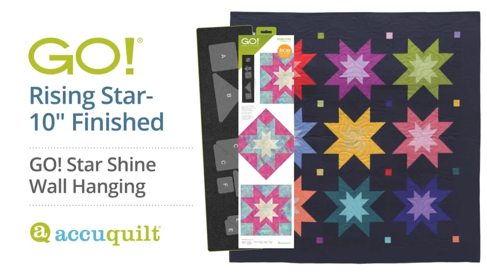  AccuQuilt GO! Tangled Star-10 Finished Die