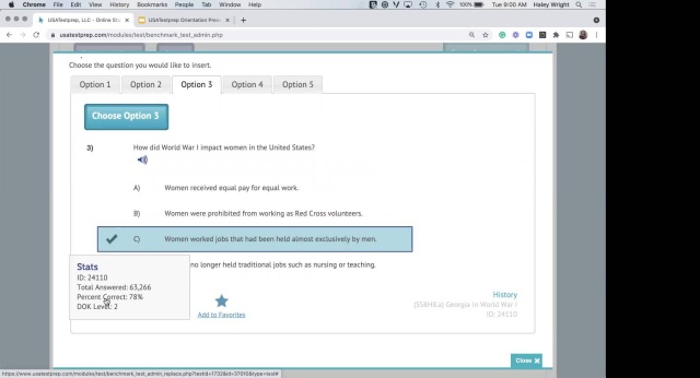 Screenshot from Getting Started With USATestprep video