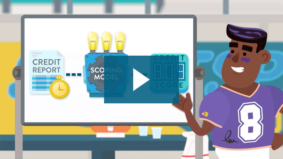 Video thumbnail for Why Do I Have a Credit Score? with a play button over the top.