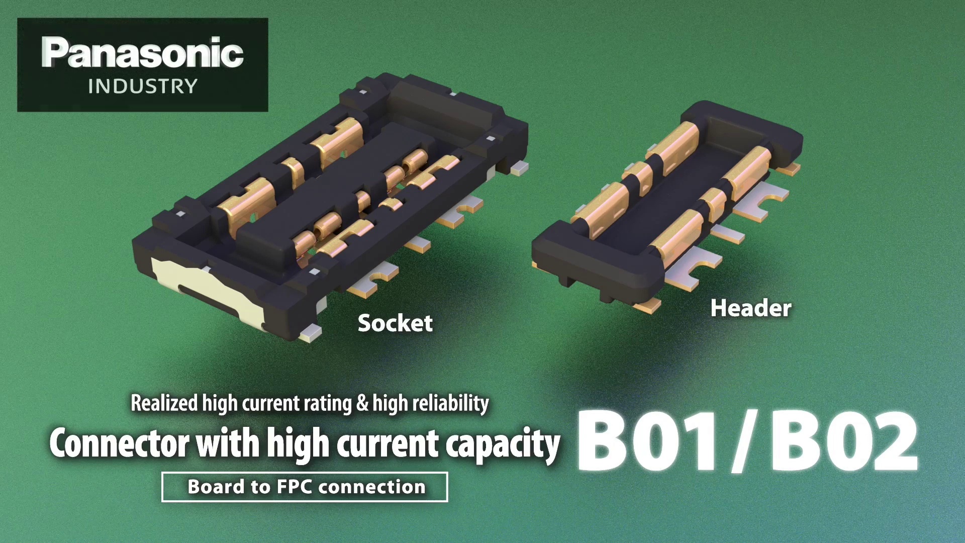 B01 & B02 Series Board-to-FPC Connectors