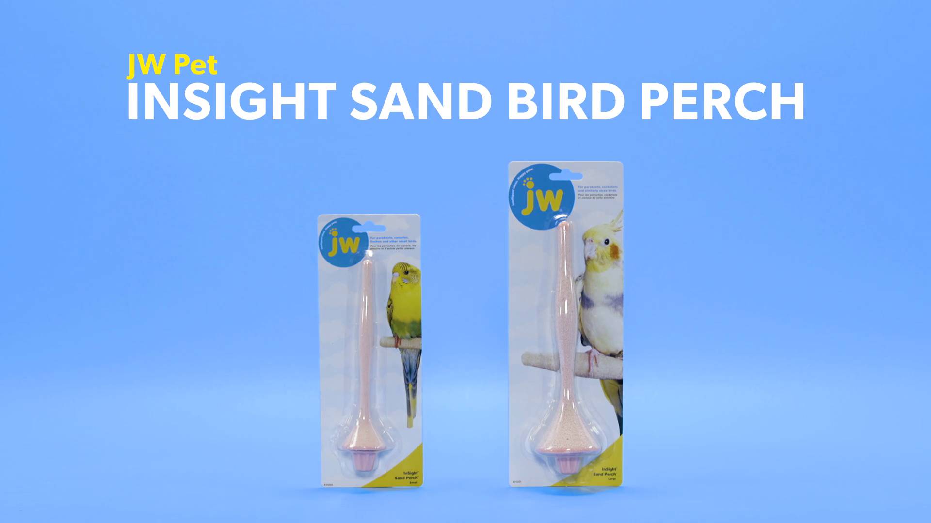 Jw Pet Company Insight Sand Perch T Perch Bird Accessory Colors Vary Small 