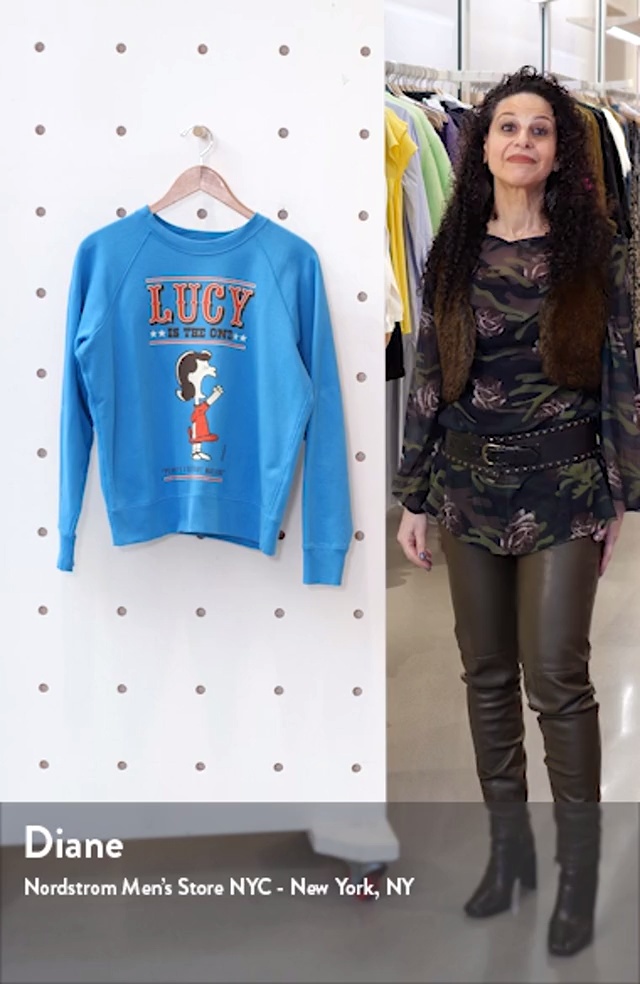 MARC JACOBS × PEANUTS THE SWEATSHIRT MARC JACOBS The Peanuts Linus Sweatshirt | Bloomingdale's